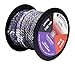 Mandala Crafts 100 Yards 6mm Holographic Pewter Sequins Strips on a Roll - Flat Paillettes Trim Ribbon Sequins String Spool by The Yard for Sewing, Costumes, Crafts, Embellishments, and Decorations
