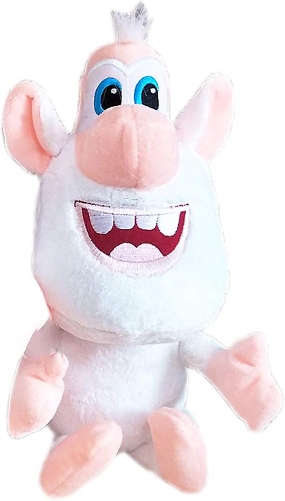 LuLezon Booba Buba White Pig Cooper Plush Figure Toys Soft Stuffed Doll 25 cm