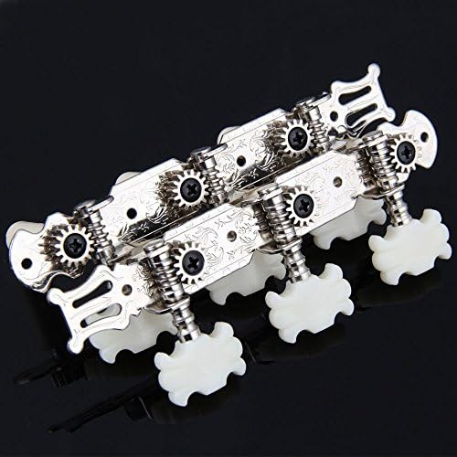 1 Pair Classic Guitar String 3+3 Tuning Pegs Keys Tuners Machine Head Guitar Parts -Blue Screen LLC