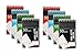 Personal Mini Notebooks, 3x5-Inch, College Ruled, White, 50 Pages per, Pack of 4 Colors: Black, Blue, Green, Red from Northland Wholesale. (2-Pack, 8 Mini-Notebooks)