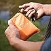 Compact Portable Kanga Pocket Blanket: Packable Outdoor Blankets for Camping - Sand Proof Beach Blanket & Water Resistant Picnic Blanket - Blue Mat With Carabiner Clip Carrying Pouch - 55