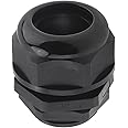 RTNLIT Prensaestopas NPT de 1-1/2 pulgadas, conectores de cable de alivio de tensión de plástico de nailon ajustable impermea