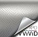 VViViD XPO Silver Snake Skin Leather Vinyl Wrap Roll with Air Release Technology (1ft x 5ft)