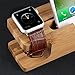 2 Colors for Apple Watch Bands 38mm, Fullmosa Bamboo Calf Leather Replacement Band/Strap with Stainless Steel Clasp for Apple iWatch Series 1 2 3 Sport and Edition Versions 2015 2016 2017,Brown