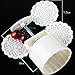 Tifan Circular Moon Cake Mold White Mooncake Mold 3 Stamps DIY Tool 150-185g
