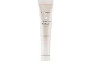 Naturium Phyto-Glow Lip Balm, Hydrating Lip Care with a Glossy Finish, 0.34 oz Clear