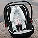 Travel Bug Baby & Toddler 3-Piece Head Support & Strap Covers Set for Car Seats, Strollers & Bouncers … (Unicorn)