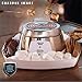 Sharper Image Electric Tabletop S’mores Maker for Indoors, 6 Piece Set Includes Stainless Steel Range, Serving Tray w/Compartments for Chocolate, Graham Crackers, Marshmallows, 4 Roasting Forksthumb 2