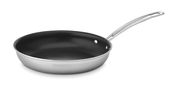 Cuisinart MCP22-24NSN MultiClad Pro Nonstick Stainless Steel 10-Inch Skillet