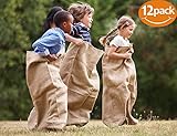 ToysOpoly Premium Burlap Potato Sack Race Bags 24
