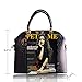 XYH PU Leather Womens Shoulder Bags Top-Handle Handbag Tote Purse Bag