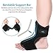 Plantar Fasciitis Night Splint for Plantar Fasciitis Pain Relief Sleep Support, Adjustable Dorsal Drop Foot Orthotic Brace for Women and Men Fits Right or Left Foot with Arch Support Socks