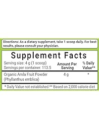 Polvo orgánico de frutas Amla, 1