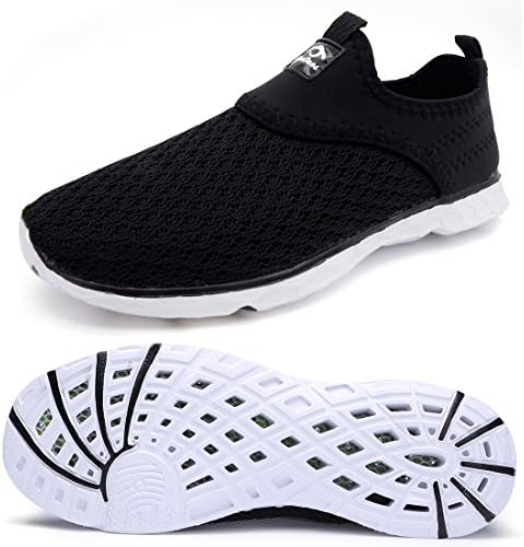 eyeones Men's Lightweight Quick Drying Mesh Aqua Slip-on Water Shoes Perfect Match for Waterproof Phone Case