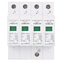 Overvoltage Protection for Houses, 220V Surge Protective Device, Lightning Protector, Applies to DC 420V 40KA