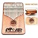 Personalized Unique Birthday Gift Ideas, Best Friend Gifts Top Stocking Stuffer Christmas Gifts, Kalimba 17 Key Thumb Piano Musical Instrument Gift Finger Piano Mbira with Study Guide