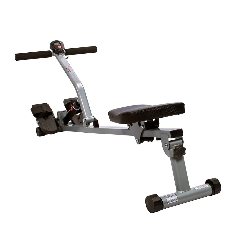Sunny Health & Fitness Rowing Machine Rower with Adjustable Resistance for Full Body Exercise Cardio Workout - Image 3