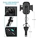 Te-Rich Gooseneck Cigarette Lighter Phone Holder Power Outlet Car Mount Charger with Built-in Micro USB Cable for Samsung Galaxy and More Android Smartphones