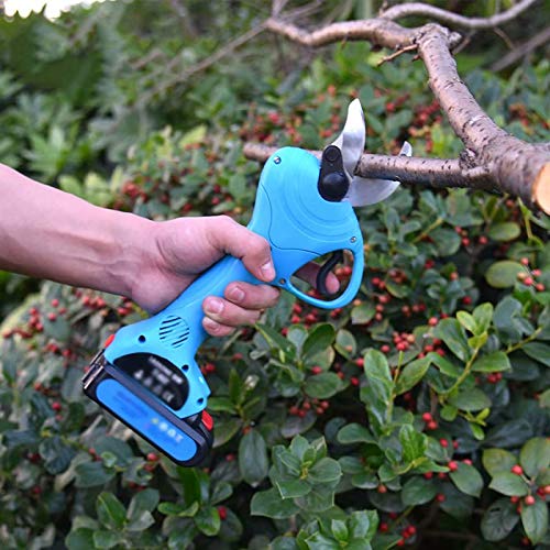 AUCO Elektrische Astschere, kabellose 21-V-Astschere Elektrische Astschere Gartenschere Gartengeräte Dicke Äste Schere… – Bild 3