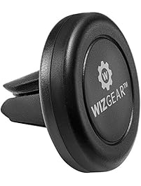 WizGear Universal Air Vent Magnetic Phone Car Mount Holder with Fast Swift-Snap Technology for Smartphones and Mini Tablets, Black