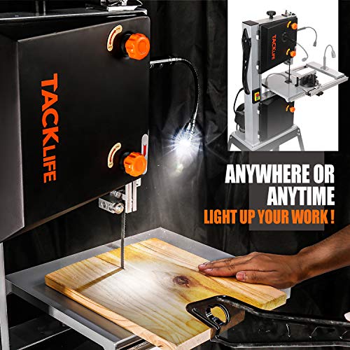 TACKLIFE Bandsaw, 3.5A 10" Two speed（2160/3150FPM）Deluxe Bandsaw with