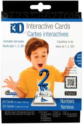 Cypher Kids i3D Interactive Cards- Numbers