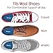 Envelop 3/4 Arch Support Inserts for Men and Women - Orthotic Shoe Insoles for Plantar Fasciitis, Flat Feet, Over-Pronation, Tendonitis, Foot Pain Relief - for Running and Basketball (S)