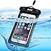 Becko Black Waterproof Case Touch Responsive Front and Back, Universal Waterproof Wallet, Dry Bag, Pouch for 4.7
