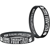 Til Valhalla Project Some Therapists Have Four Legs Silicone Bracelet