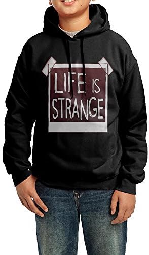 Youth's Life Is Strange Third Person View Video Game 100% Cotton Hooded Medium