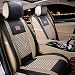Car Seat Cover Cushions PU Leather, FuriAuto Front Rear Full Set Car Seat Covers for 5 Seats Vehicle Suitable for Year Round Use(Black) primary