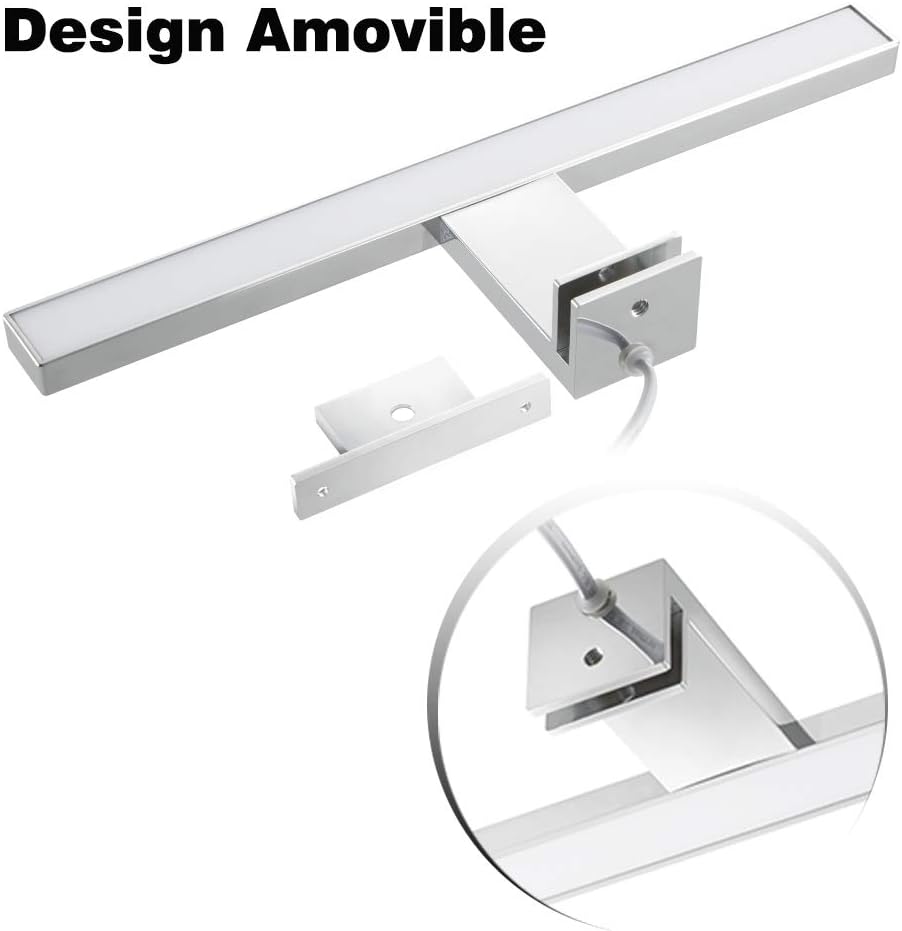 Lampe Salle De Bain Led Miroir Mur 5w Blanc Chaud 3000k Ip44 Eclairage Pour Miroir Maquillage Ameublement Meuble Applique Miroir Salle De Bain En Aluminium Ac190 265v Lampes Pour Miroir Luminaires Eclairage