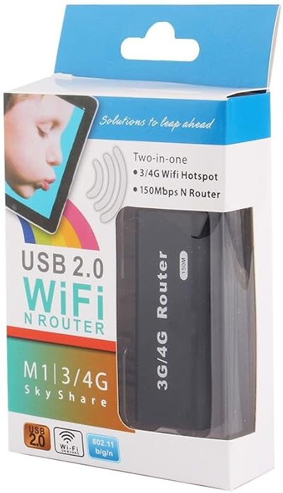 Diyeeni Wireless Router Mini Portable 3G 4G USB WiFi Hotspot AP 150Mbps WLAN