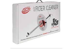 Pete Industries Air Filter Cleaner XL Extra Large Tool kit Cleans 6-14" Filters. Heavy Duty Tool to Clean dust Collection Units in Manufacturing.