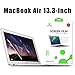 LENTION Anti-fingerprint Anti-scratch HD Crystal Clear Screen Protector for Apple Macbook Air 13 inch