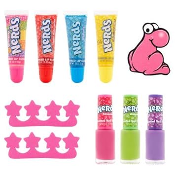 Amazon Com Nerds Summer Lip Gloss And Nail Colors Beauty Cosmetic
