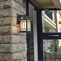 Simple Outdoor Waterproof Wall Light Exterior Lantern Aluminum