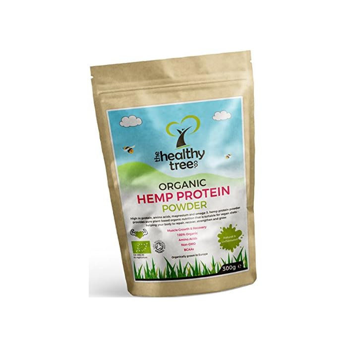 Buy Organic Raw Hemp Protein Powder Harvested in Europe High in