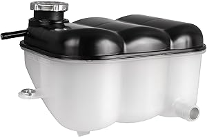 PYHAUTO Front Engine Coolant Reservoir Tank with Cap Compatible with 2002 2003 Ram 1500 V6 3.7L, V8 4.7L, 2003 Ram 1500 2500 3500 V8 5.7L, 2002 Ram 4000 V8 5.7L Replace 603-487