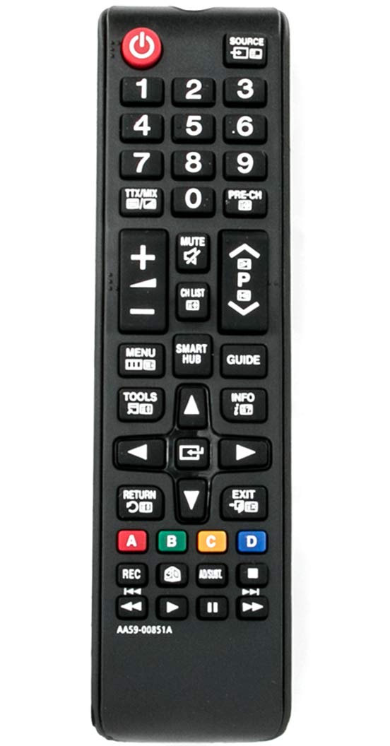 AA59-00851A Remote Control Compatible with Samsung PS64F8590 UE40F6500SS UE40F6640SS UE40F6890SS UE50F6500SS UE55F6500SS UE55F6640SS UE55F6750SS UE55F6780SS UE55F7080ST UE55F8090SL UE65F8080ST