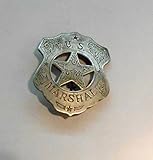 Cowboy Type Old West Marshal Costume Badge