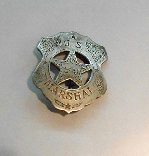 Cowboy Type Old West Marshal Costume Badge