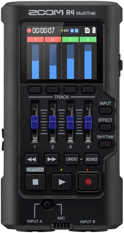 Zoom R4 MultiTrak 4-Track Recorder USB Audio Interface 32-Bit Float