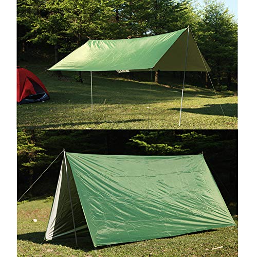 TOPofly 3 m* 3 m waterdichte hangmat regen vliegen tent Tarp voetafdruk camping onderdak gronddoek zonnescherm mat voor… - Image 4