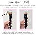 Makeup Brush Cleaner - Zoe Ayala Revolutionary Electronic Makeup Brush Cleaner & Dryer - 8 Flexible Collars Fit Most All Brush Sizes - Cruelty Free - As Seen on TV - 25 Seconds & DONE
