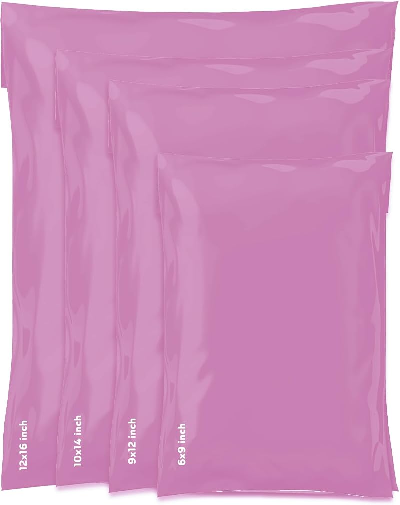 Straame Mixed Size Grey Mailing Bags Self-Seal 100 Pack