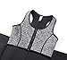 ANGOOL Women Sauna Sweat Vest Neoprene Waist Trainer Workout Slimming Vest for Weight Loss with Adjustable Waist Trimmer Belt