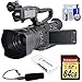 JVC GY-HM170U Ultra 4K HD 4KCAM Professional Camcorder & Top Handle Audio Unit with XLR Microphone + 64GB Card + Reader + Kit