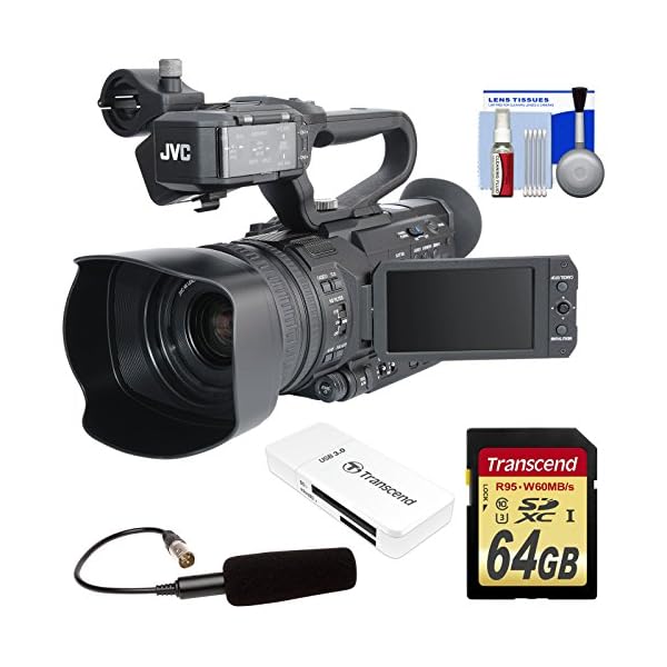 JVC GYHM170U Ultra 4K HD 4KCAM Professional Camcorder & Top Handle