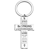 Qiubewi Cross Keychain for Men Women Jesus Keychain Christian Key chain Bible Verse Accessories Scripture Religious